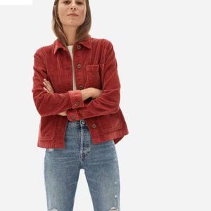 Women's Everlane Corduroy Chore Jacket Brick (m)